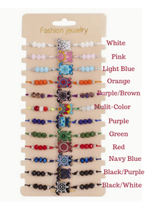 Multi-color Hand-wovenTurtle Children's Bracelet