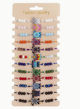 Load image into Gallery viewer, Multi-color Hand-wovenTurtle Children&#39;s Bracelet