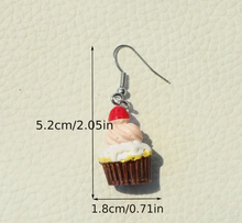 Load image into Gallery viewer, Y2K Strawberry Cake Design Dangle Earrings