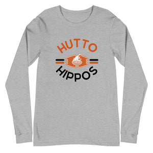 Hutto Hippos Vintage Unisex Long Sleeve Tee