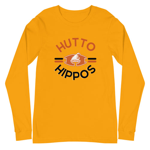 Hutto Hippos Vintage Unisex Long Sleeve Tee