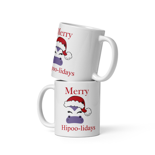 Merry Hipoo-lidays coffee mug