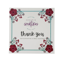 Load image into Gallery viewer, 4x4 Custom Thank you Business Cards.