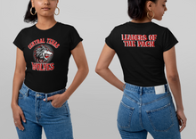 Load image into Gallery viewer, Central Texas Wolves T-shirts - S / Black / Leader of the Pack (Red Wolf) - M / Black / Leader of the Pack (Red Wolf) - L / Black / Leader of the Pack (Red Wolf) - 2XL / Black / Leader of the Pack (Red Wolf) - XL / Black / Leader of the Pack (Red Wolf)