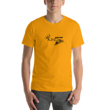 Load image into Gallery viewer, King of the Track Short-Sleeve Unisex T-Shirt - Gold / M