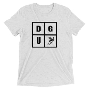 DGU (Don't Give UP) Adult Unisex T-Shirt - White Fleck Triblend / XS - White Fleck Triblend / S - White Fleck Triblend / M - White Fleck Triblend / L - White Fleck Triblend / XL - White Fleck Triblend / 2XL - White Fleck Triblend / 3XL