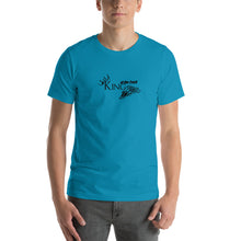 Load image into Gallery viewer, King of the Track Short-Sleeve Unisex T-Shirt - Aqua / M
