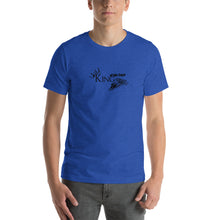 Load image into Gallery viewer, King of the Track Short-Sleeve Unisex T-Shirt - Heather True Royal / M