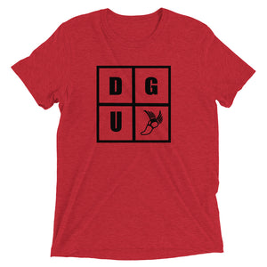 DGU (Don't Give UP) Adult Unisex T-Shirt - Red Triblend / XS - Red Triblend / S - Red Triblend / M - Red Triblend / L - Red Triblend / XL - Red Triblend / 2XL - Red Triblend / 3XL