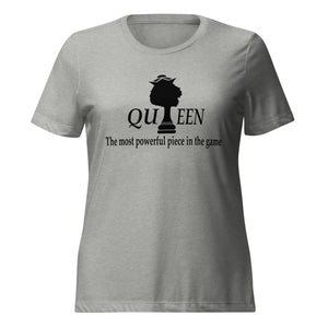Queen the most powerful piece women’s relaxed tri-blend t-shirt